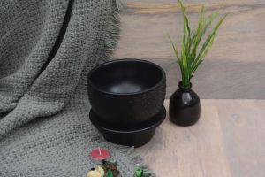 Dark Affair Wooden Planter