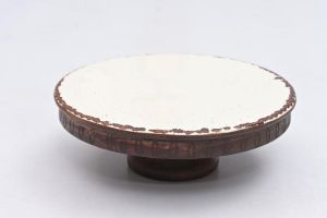 Simple Life Wooden Cake Stand