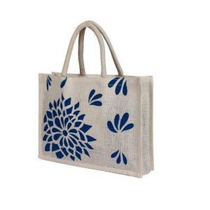 printed jute bag