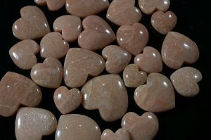 Heart Shape Pink Amazonite Gemstone