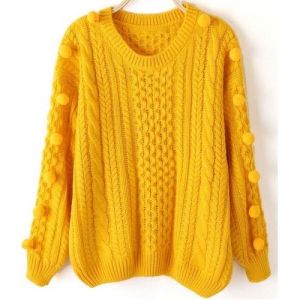 A.K Collection Full Sleeves Cotton Ladies Woolen Sweater, Size : M