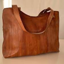 washed leather handbags