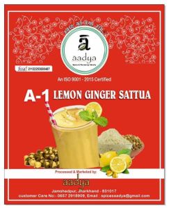 Lemon Ginger Sattu