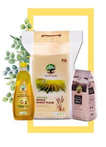Organic Health Pack Atta Oil and Salt