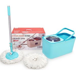 established home Smart Super Spin Mop 360 Degree ( Aero Blue