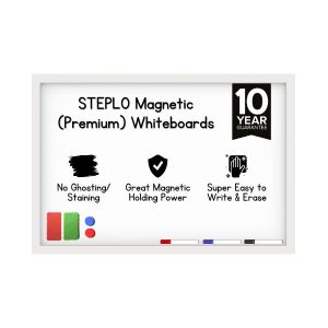 STEPLO (White) Magnetic Wall Whiteboards