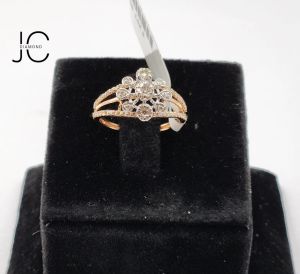 JCLR3 Ladies Gold Diamond Ring