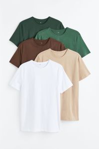 Mens Polyester Round Neck T-Shirts