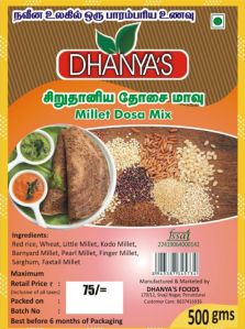 Dhanyas Foods Millet Dosa Mix