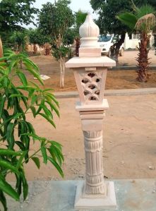 Sandstone Lamp Post