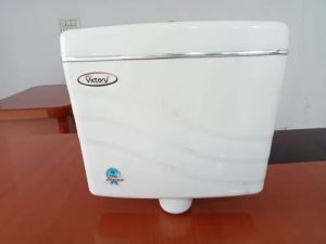 White Plastic Flushing Cistern