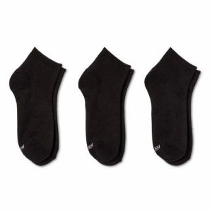 Cotton Black Ankle Length Socks