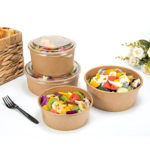 150 ml Cardboard Round Salad Bowl