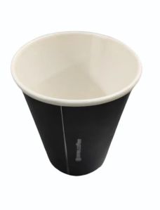 250 ml Black Printed Paper Coffee Cups