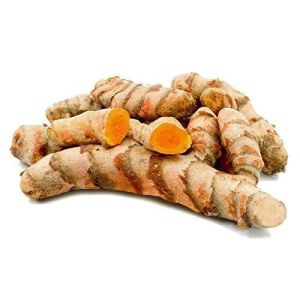 raw turmeric finger