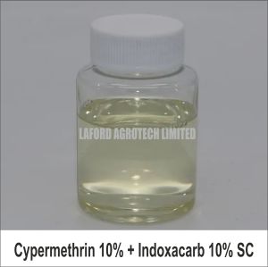 Cypermethrin 10% +indoxcarb 10 %SC