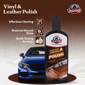 Vinyl and leather polish