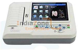 6 Channel ECG Machine, Color : Light Grey