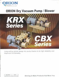 ORION Dry Vacuum Pump / Blower