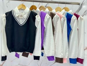 Plain Ladies Woolen Sweater For School Uniform, Institutional