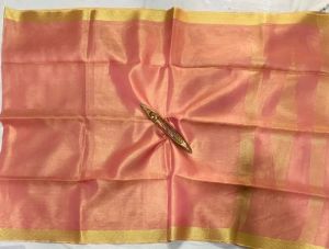 Ayaana Zari Weaving Raw Tussar Silk Sarees, Width : 6.5 Meter