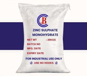 Zinc Sulphate Monohydrate IP Grade 99%, Packaging Type : Bag, Packaging Size : 25 Kg