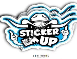 Multicolor Customised Adhesive Paper Printed Die Cut PVC Sticker