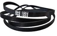 Rubber Washing Machine Belt, Color : Black