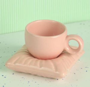 Polished Ceramic Cup For Drinking Coffee