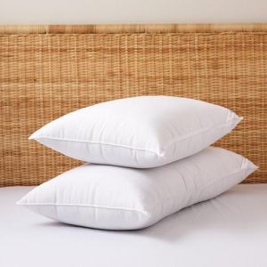 Plain Cotton Bed Pillow, Shape : Rectangle