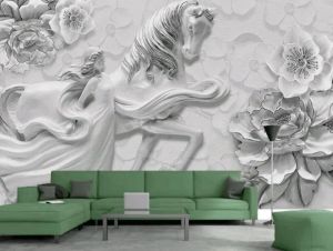 Plastic Customized Wallpaper For Decoration