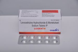 Levocetirizine Hcl Montelukast Sodium Tablet, Packaging Type : ALU-ALU