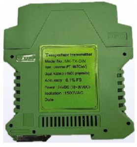 Myko ABS Plastic Din Rail Temperature Transmitter, Color : Green for Industrial Automation