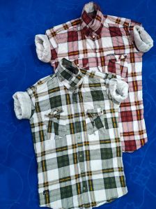 Mens Stylish Check RFD Shirt, Packaging Type : Poly Bag