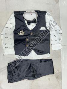 Black and White Kids Baba Suit, Gender : Boys