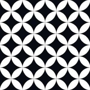 CR-6007 Black and White Series Ceramic Floor Tiles