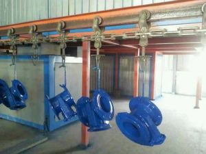 Automatic Conveyorized Powder Coating Plant