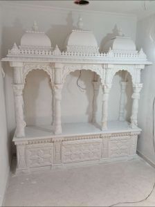 White Temple Carving Marble