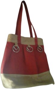 Printed Designer Jute Hand Bags For Party, Formal