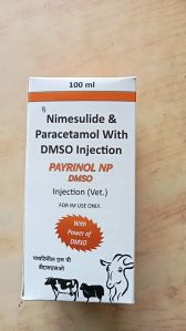 Payrinol NP DMSO Veterinary Injection, Packaging Type : Box