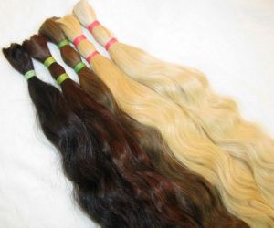 Coloured Remy Hair Extension, Color : Multicolor