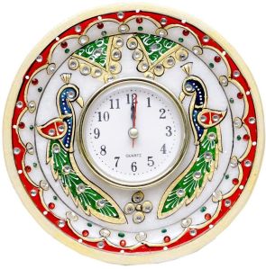 Marble Wall Clock For Home