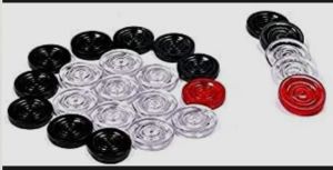 Crystal Carrom Coins