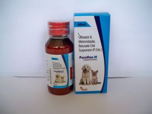 Ofloxacin and Metronidazole For Veterinary, Packaging Size : 60ML