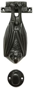 Bat Black Antique Iron Door Knocker