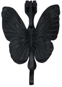 Butterfly Black Antique Iron Door Knocker