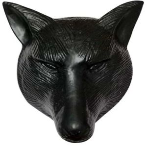 Wolf Black Antique Iron Door Knocker