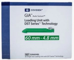 Covidien GIA 6048L 60mm-4.8 Mm Loading Unit With DST Series GIA  Auto Suture