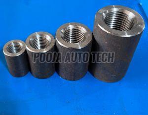 Polished Mild Steel Rebar Coupler For Jointing