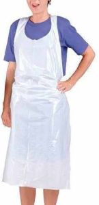 Plain Disposable Plastic Apron For Hospital, Clinic